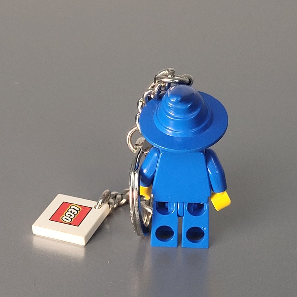LEGO System Castle Dragon Knights Majisto the Wizard Keychain Blue Collectible - Picture 2 of 4